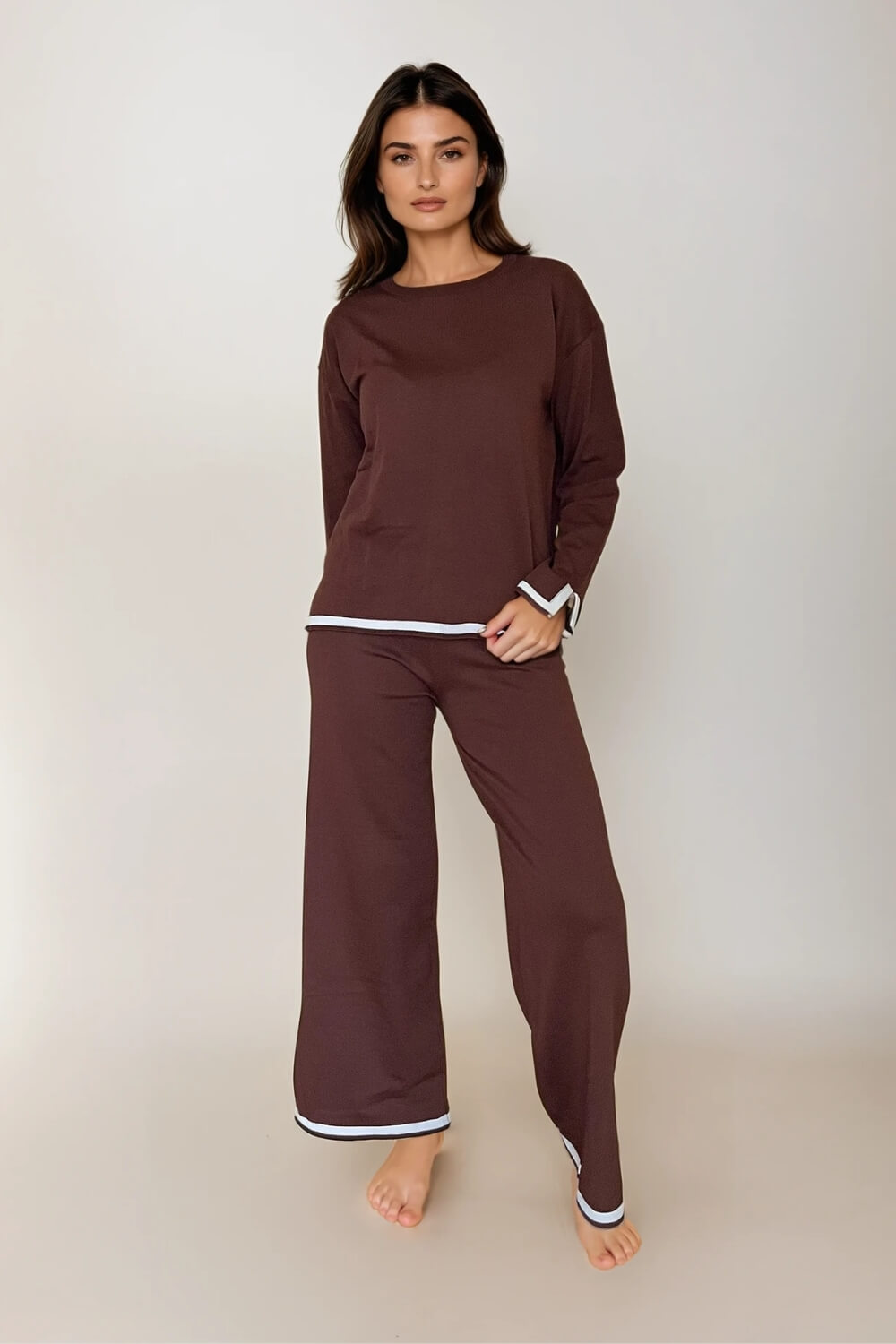 Conjunto Tejido Bicolor