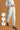 Pantalón Slouchy Largo Algodón Crema
