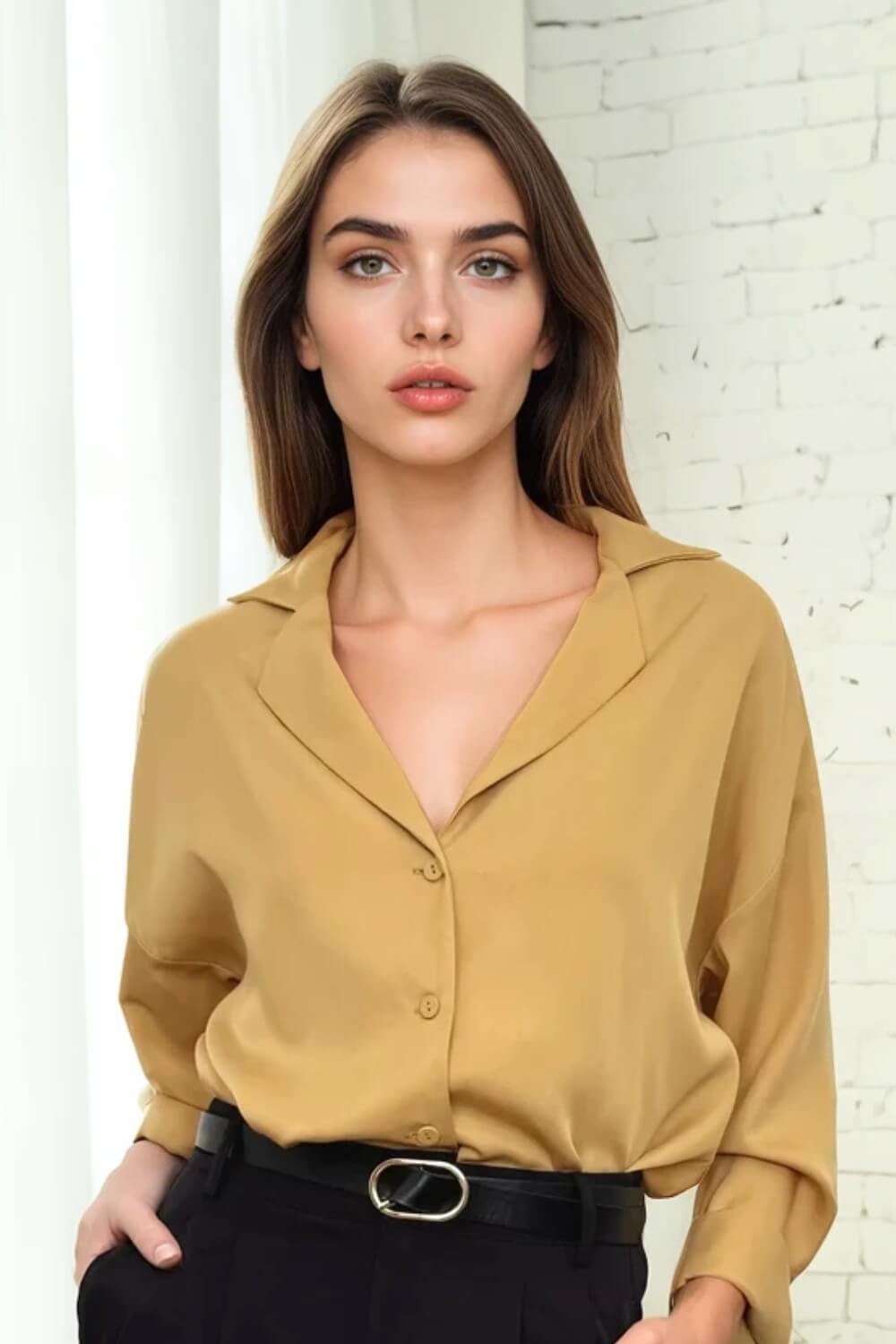 Outfit Tencel: Camisa Ella + Pantalón Swing