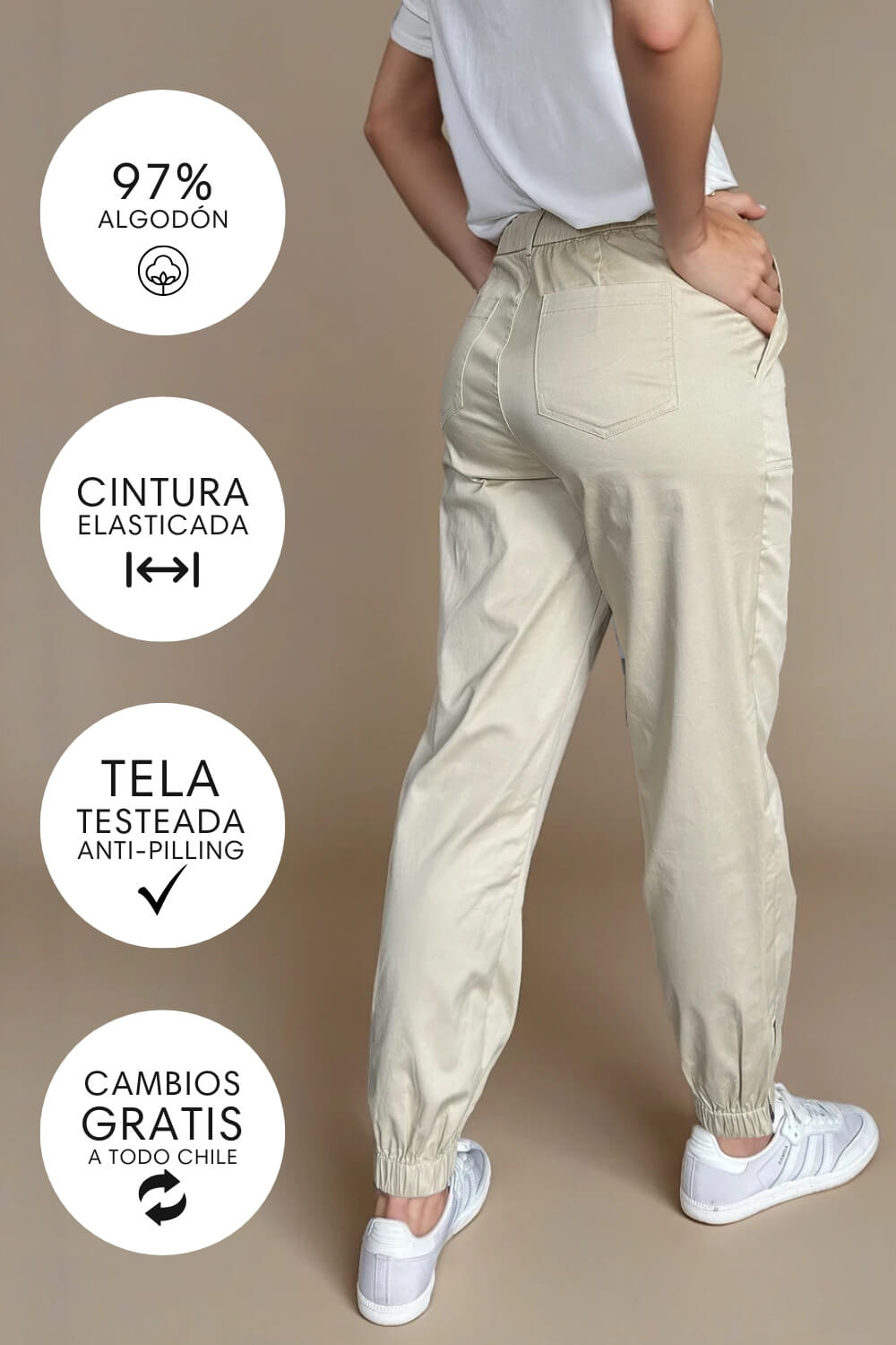 Pantalón Santiago Beige