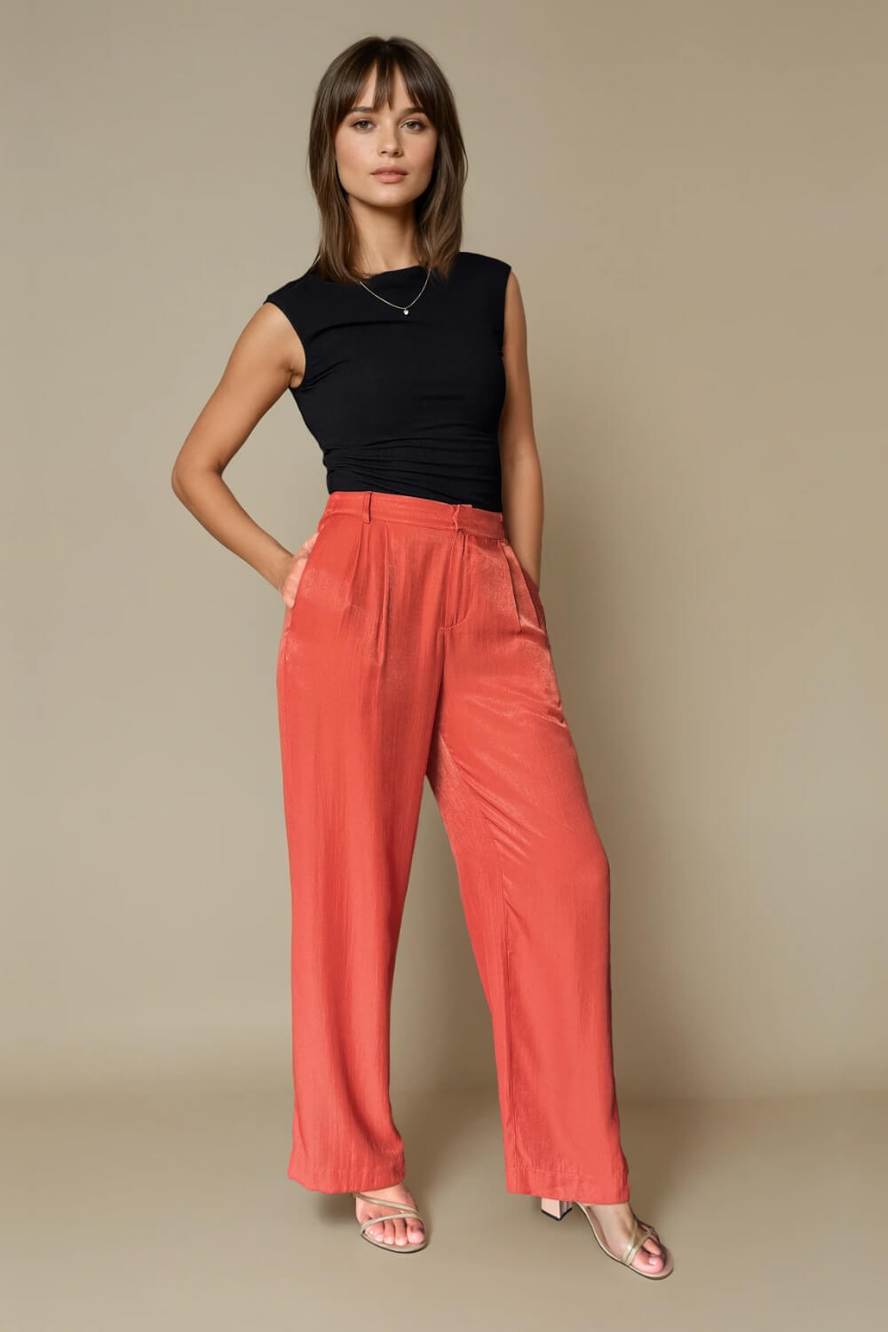 Pantalón Sastrero Naranjo