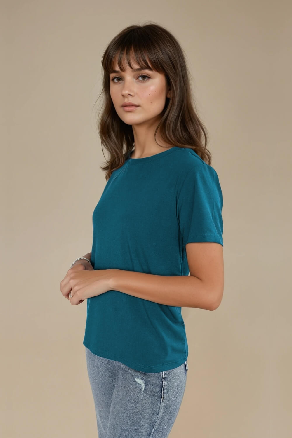 Polera Clásica Modal Azul