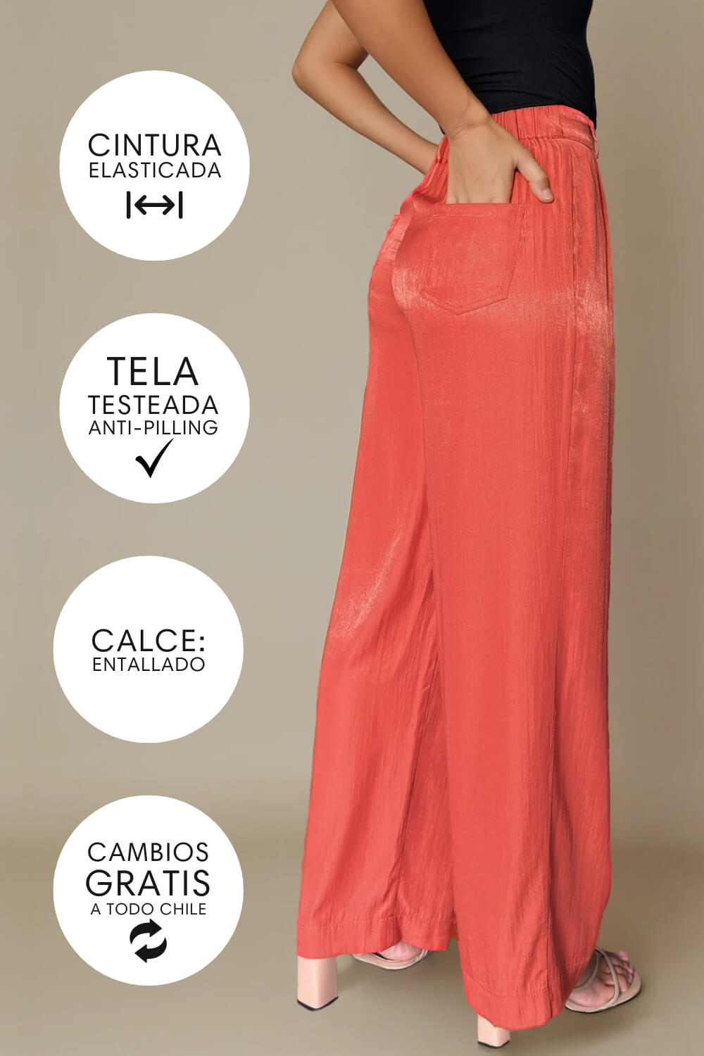 Pantalón Sastrero Naranjo