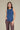 Top Abotonado Rib Azul