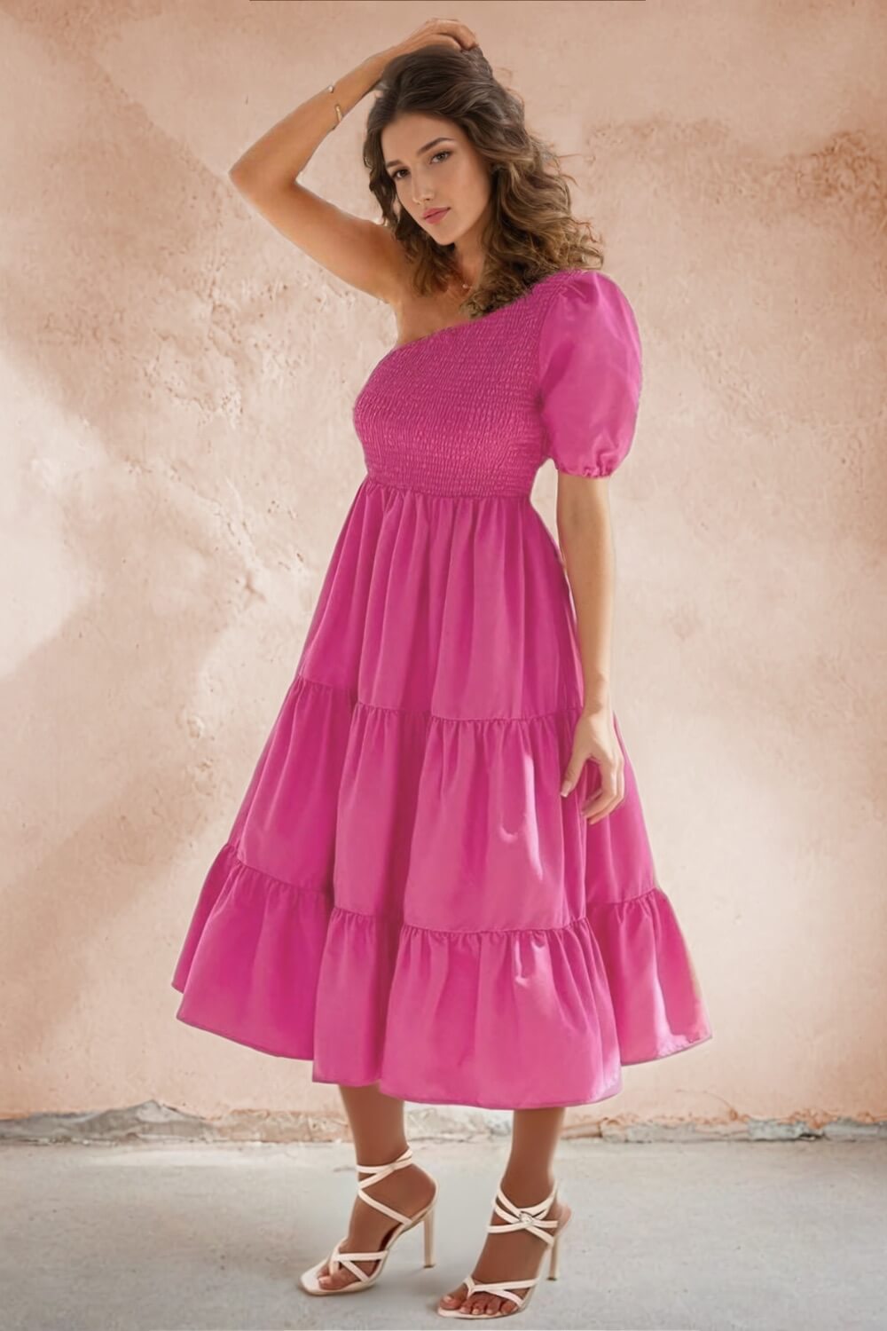 Vestido Hortensia Rosa