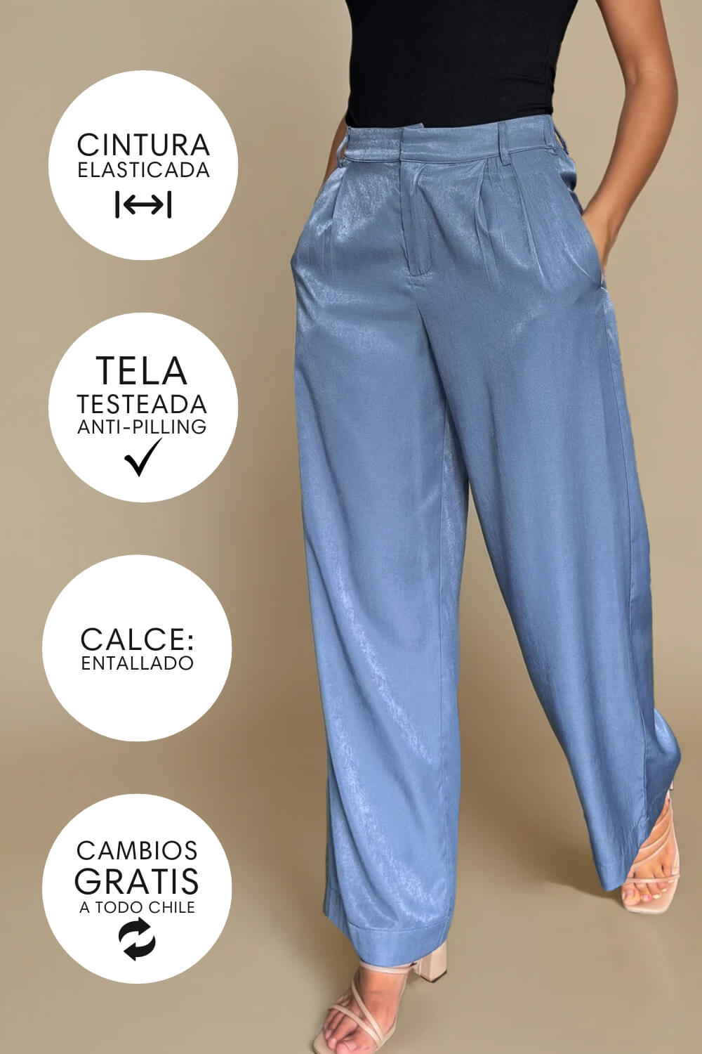 Pantalón Sastrero Azulino