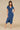 Vestido Abotonado Rib Azul