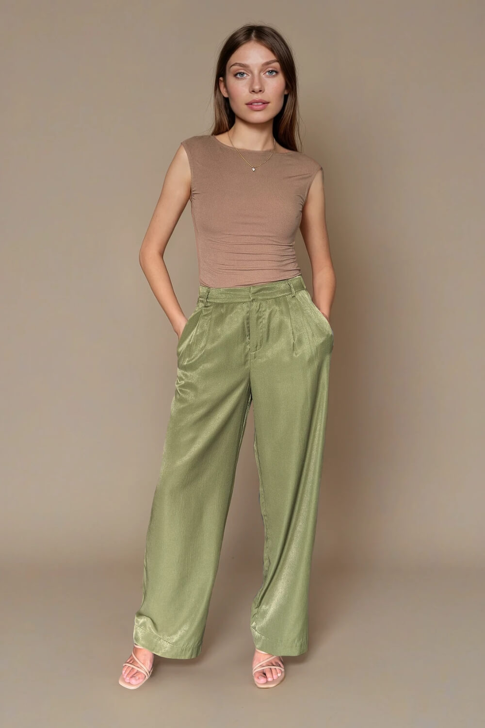 Pantalón Sastrero Verde
