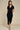 Vestido Abotonado Rib Negro