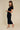 Vestido Abotonado Rib Negro