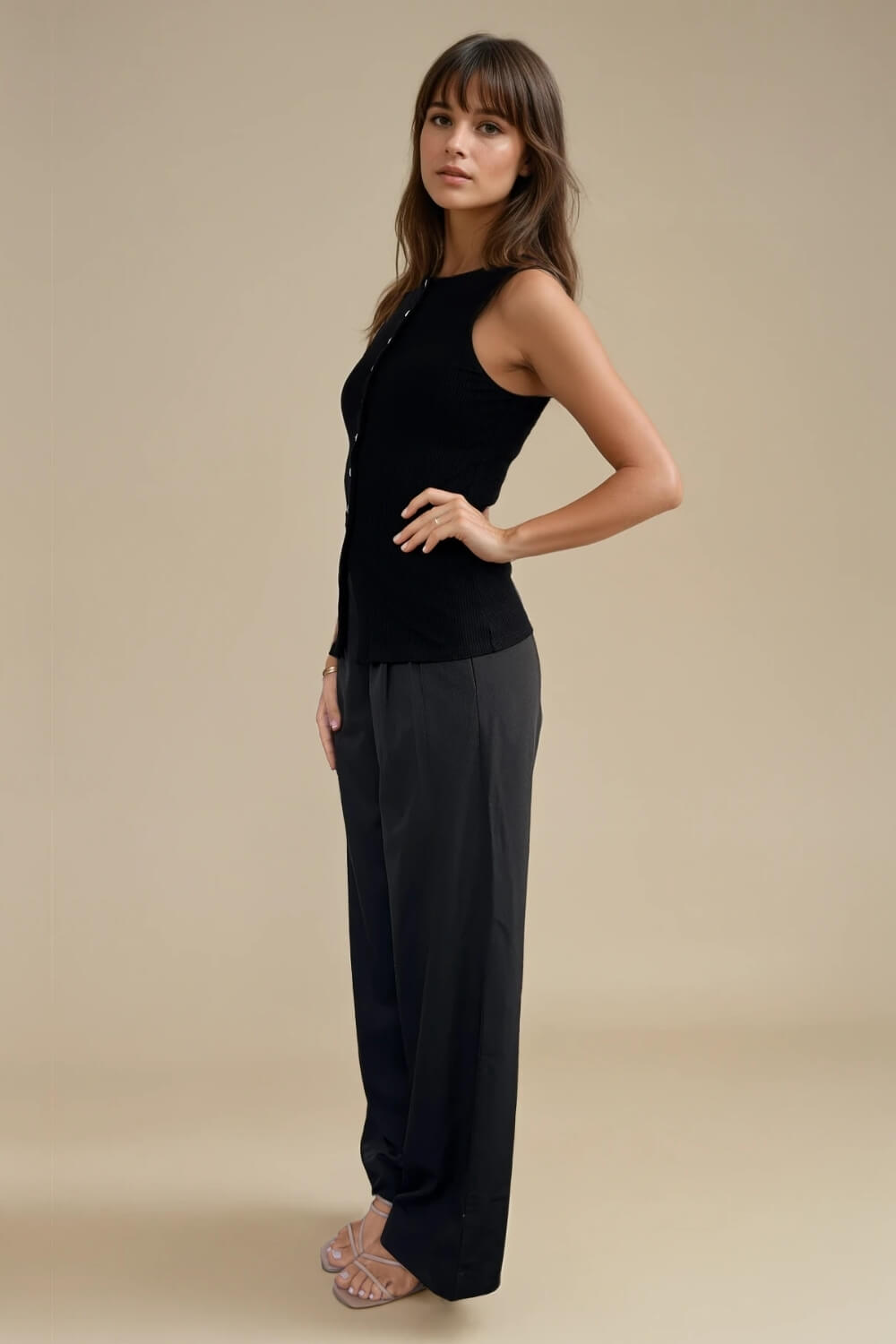 Pantalón Sastrero Negro