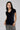 Polera Escote V Modal Negra