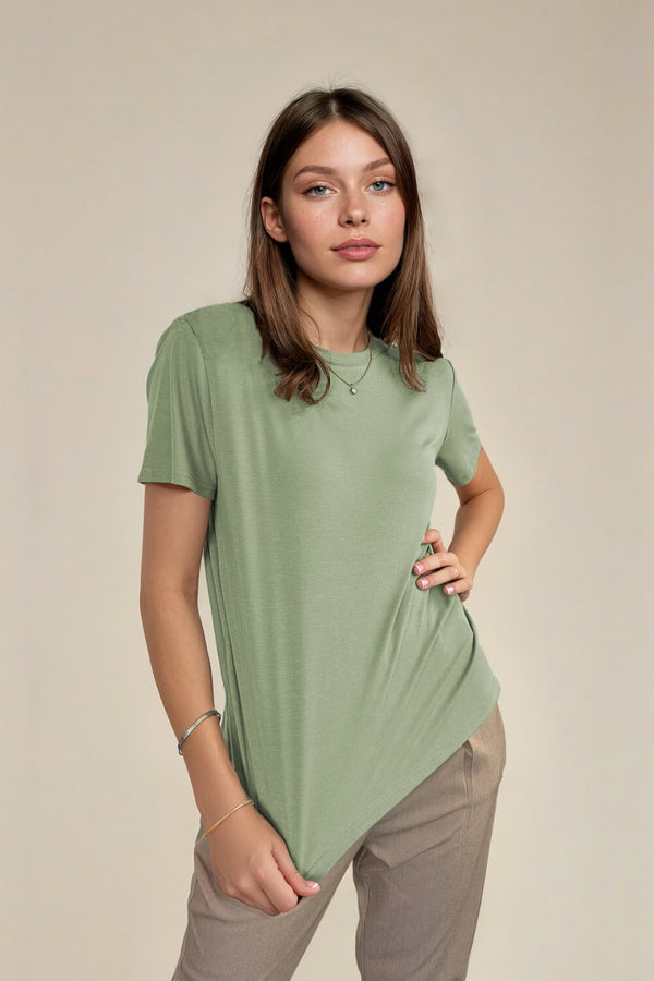 Polera Clásica Modal Verde