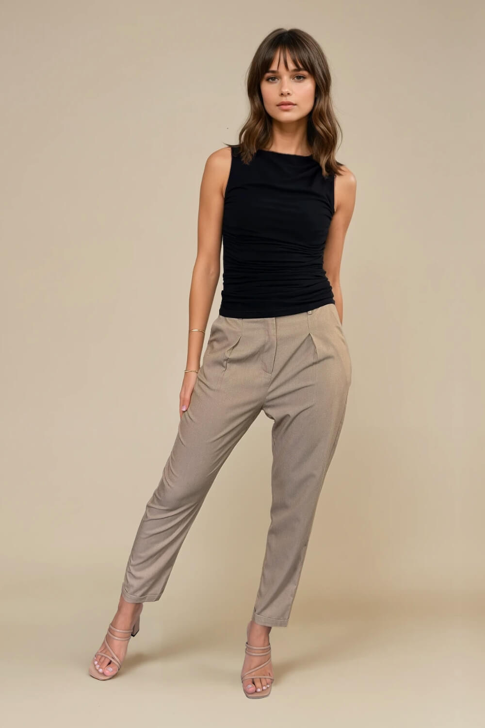 Pantalón Golf Beige
