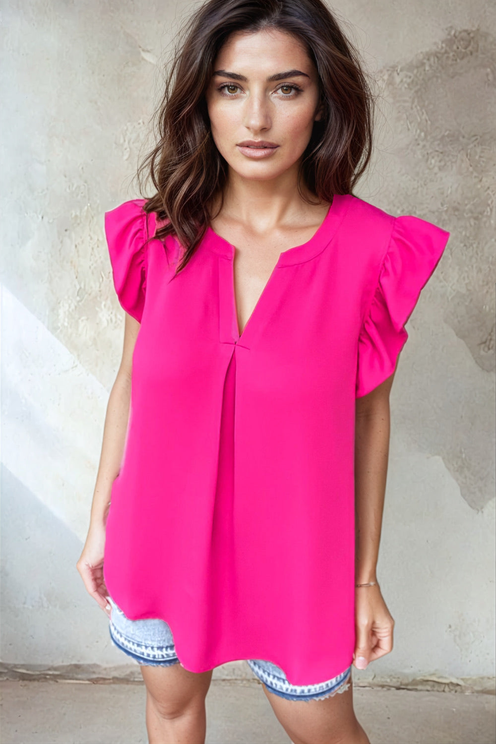 Blusa Pinza Rosa