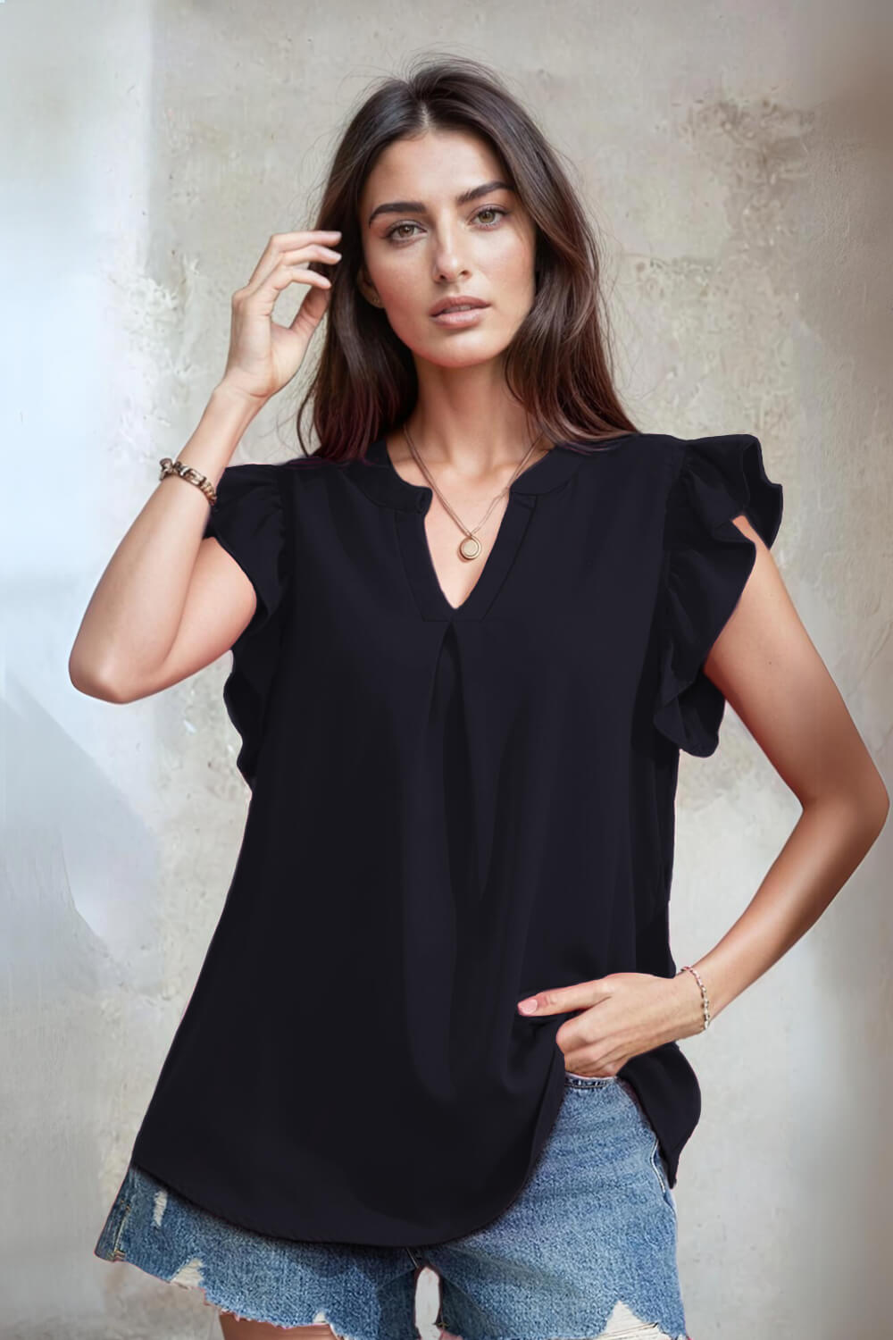 Blusa Pinza Negra