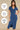 Vestido Abotonado Rib Azul
