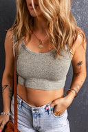 Crop Top U Gris