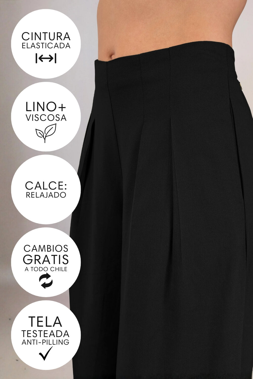 Pantalón Roa Negro