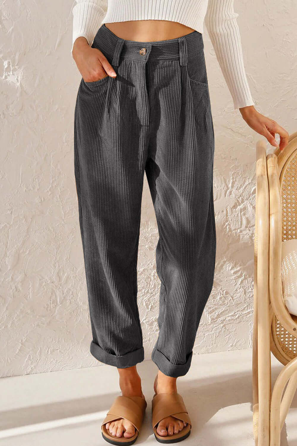 Pantalón Gatsby Gris