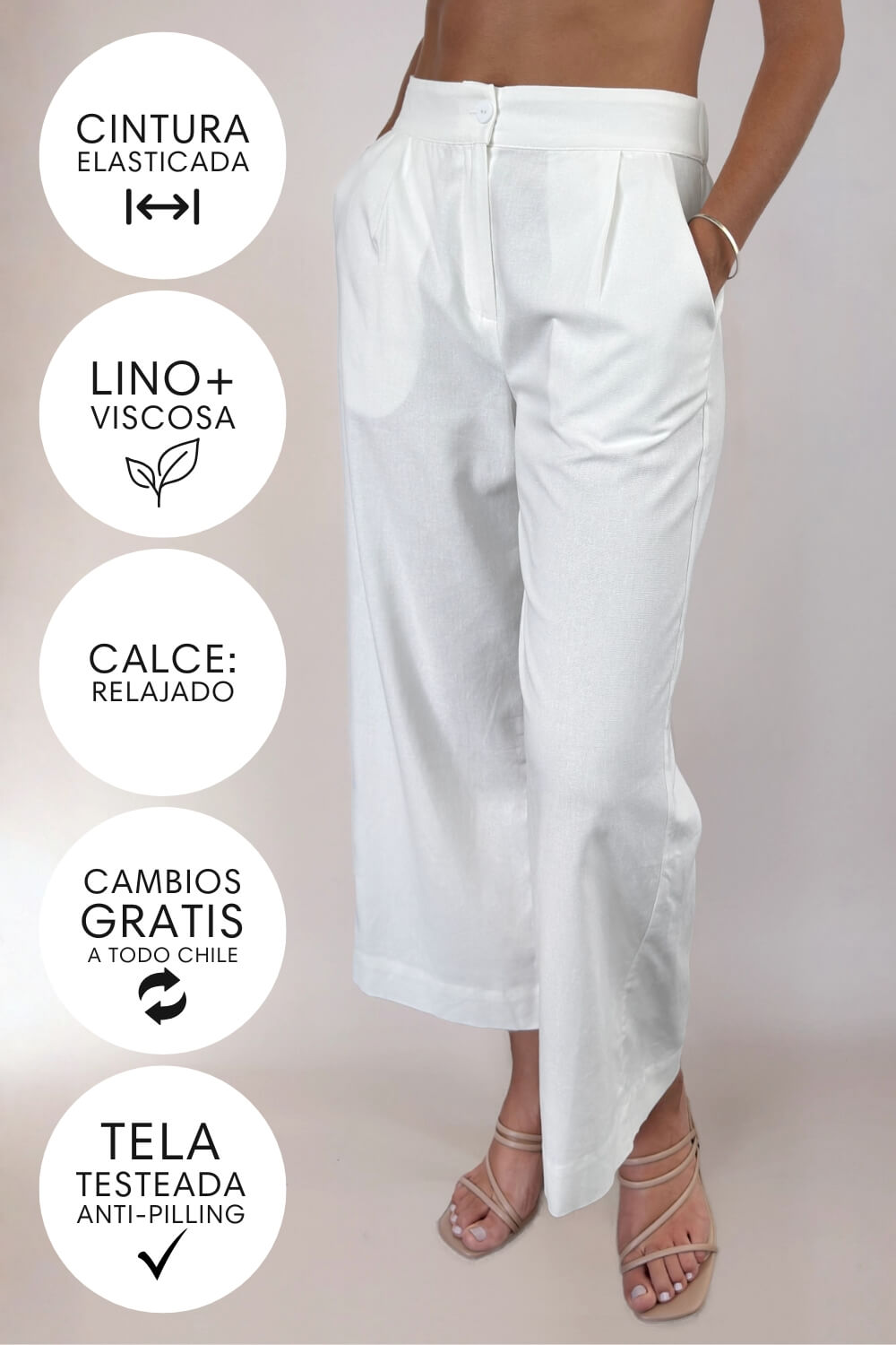 Pantalón Sabi Blanco
