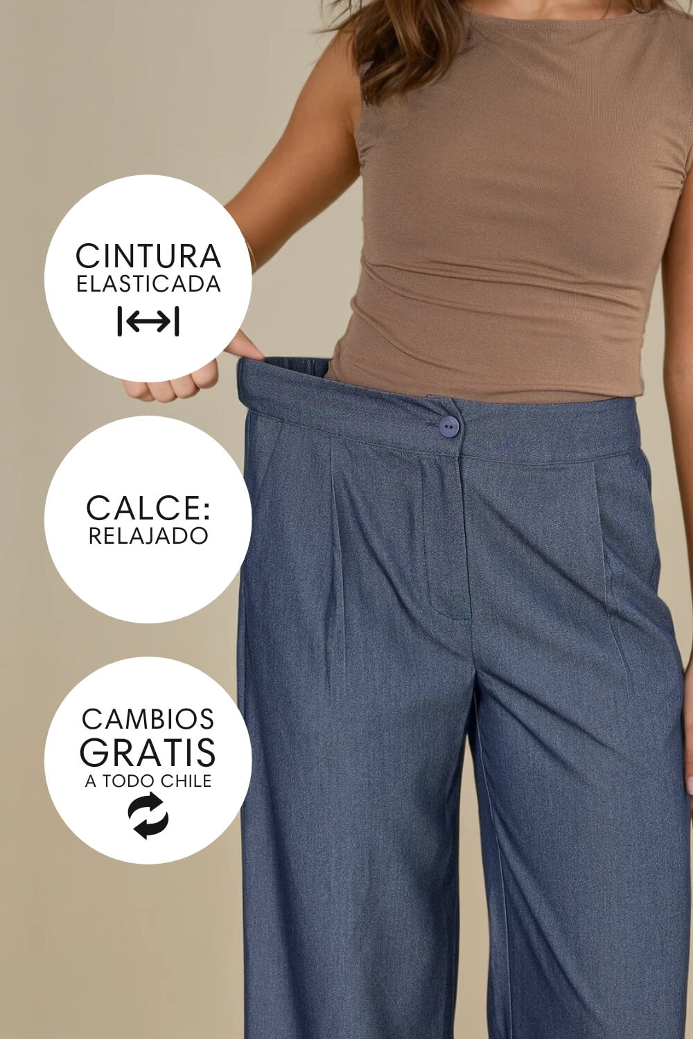 Pantalón Sabi Azul