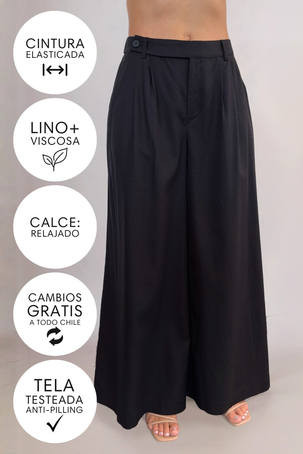 Pantalón Yama Negro