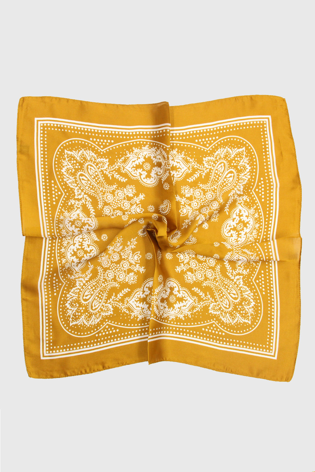 Pañuelo Bandana Mostaza 50cm